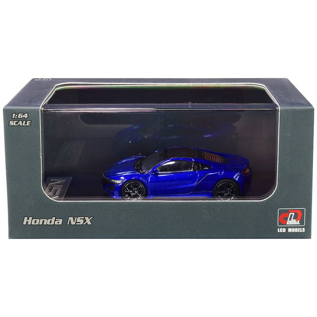 Honda NSX Blue Metallic with Carbon Top 1/64 Diecast Model Car by LCD Models-LCD Models-ModelCars.com