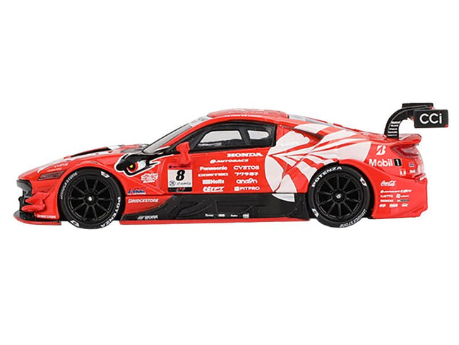 Honda NSX-GT "Type S" GT500 #8 Tomoki Nojiri - Toshiki Oyu "ARTA" "Super GT Series" (2023) Limited Edition 1/64 Diecast Model Car by Mini GT-Mini GT-ModelCars.com