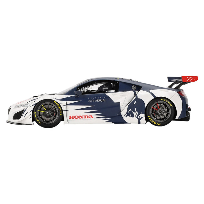 Honda NSX GT3 EVO 22 Yuki Tsunoda "AlphaTauri" "Red Bull Formula Nurburgring" (2023) 1/18 Model Car by Top Speed - Top Speed - ModelCars.com