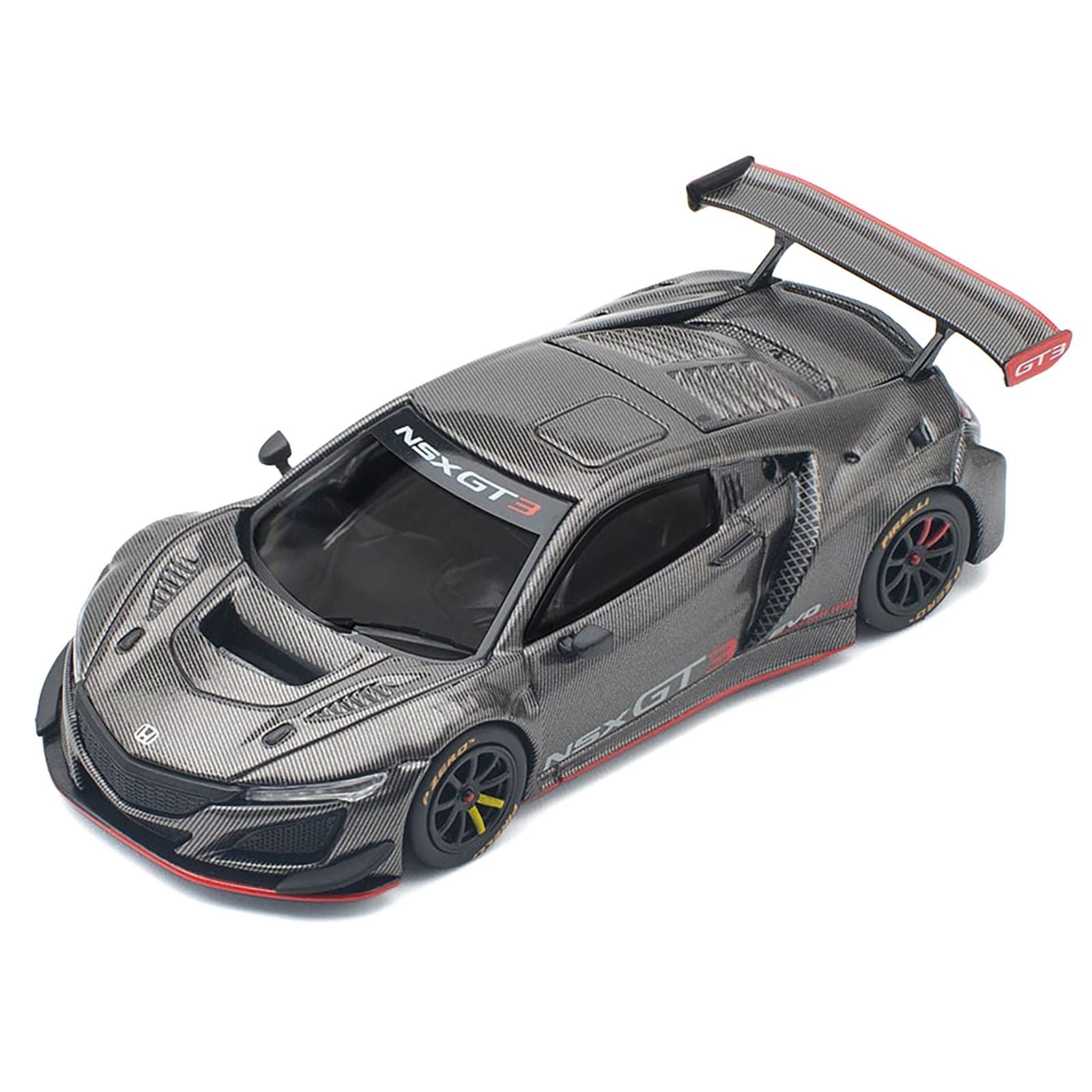 Honda NSX GT3 EVO22 Carbon Edition 1/64 Diecast Model Car by Pop Race - Pop Race - ModelCars.com