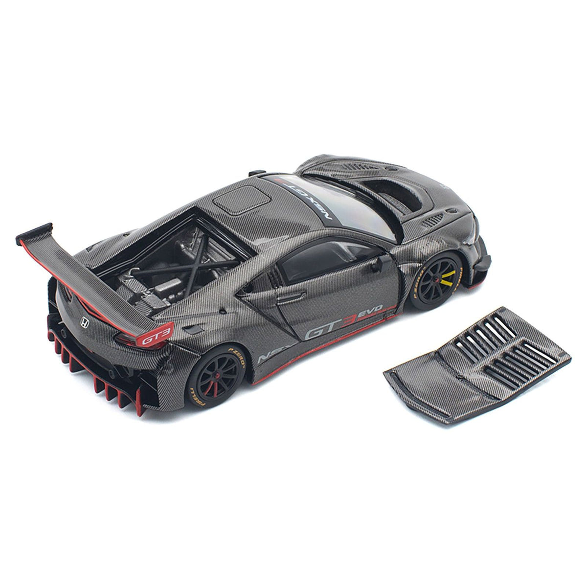 Honda NSX GT3 EVO22 Carbon Edition 1/64 Diecast Model Car by Pop Race - Pop Race - ModelCars.com