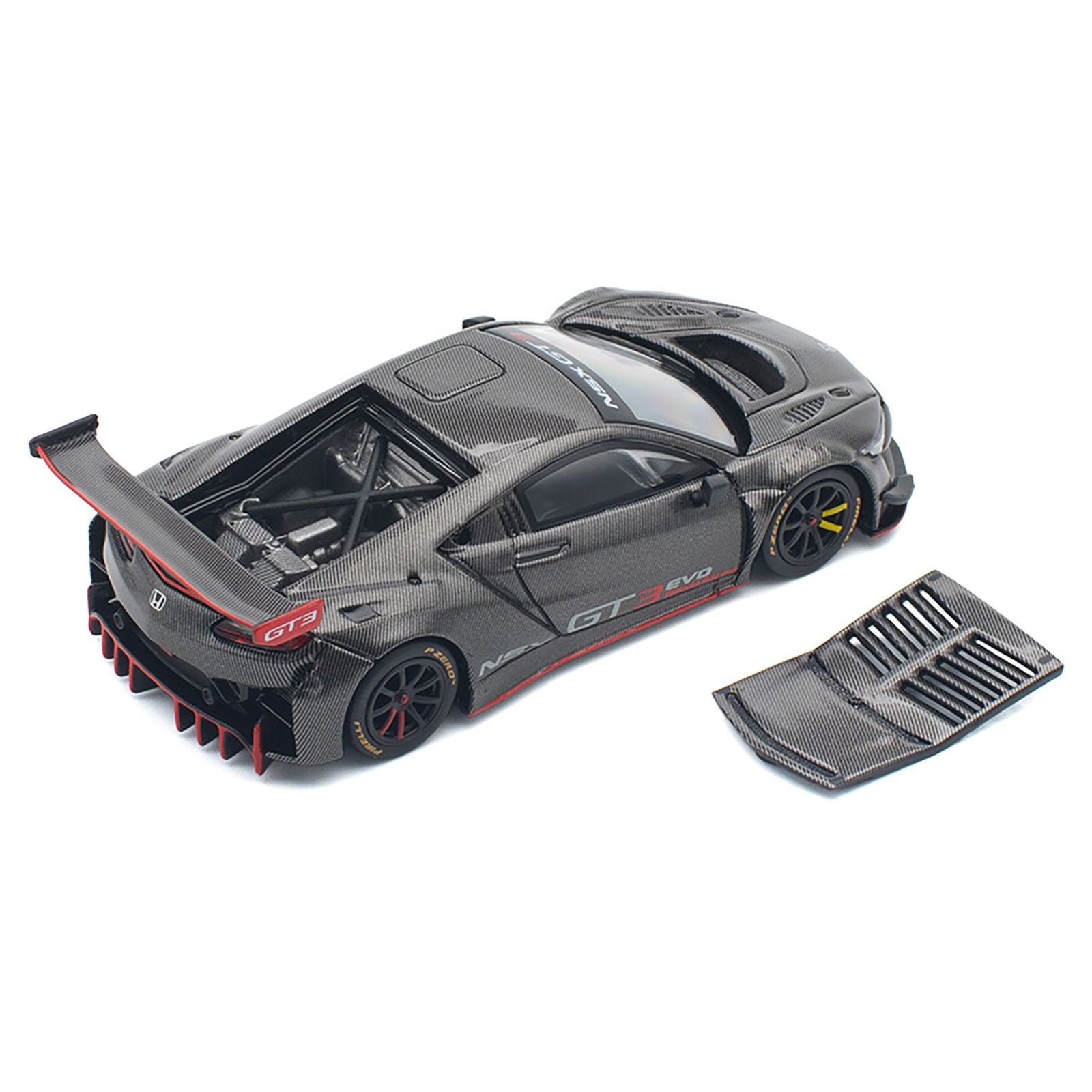 Honda NSX GT3 EVO22 Carbon Edition 1/64 Diecast Model Car by Pop Race - Pop Race - ModelCars.com