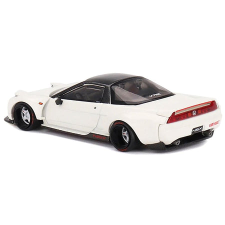 Honda NSX "Kaido Works V2" White with Black Top (Designed by Jun Imai) "Kaido House" Special 1/64 Diecast Model Car by Mini GT-Mini GT-ModelCars.com
