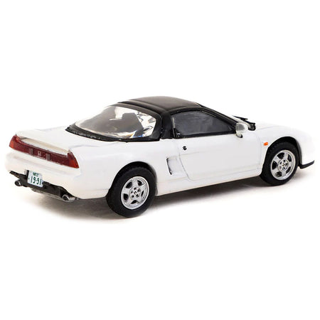 Honda NSX (NA1) RHD (Right Hand Drive) White with Black Top "J Collection" Series 1/64 Diecast Model by Tarmac Works - Tarmac Works - ModelCars.com