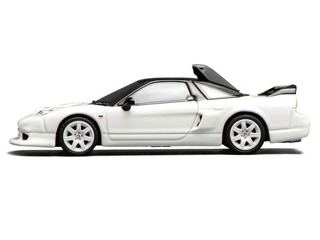 Honda NSX-R GT RHD (Right Hand Drive) Championship White with Black Top "Intern 64" Series 1/64 Diecast Model Car by MotorHelix-Motorhelix-ModelCars.com