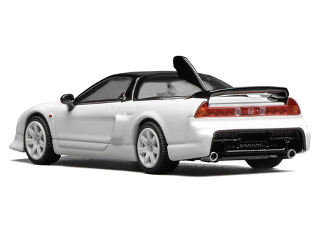 Honda NSX-R GT RHD (Right Hand Drive) Championship White with Black Top "Intern 64" Series 1/64 Diecast Model Car by MotorHelix-Motorhelix-ModelCars.com