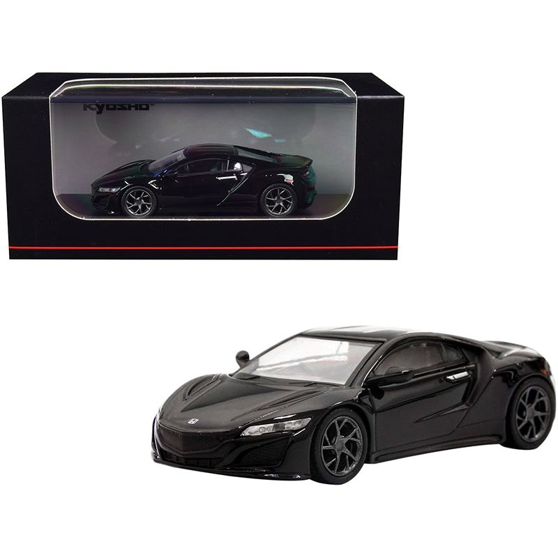 Honda NSX RHD (Right Hand Drive) Black 1/64 Diecast Model Car by Kyosho-Kyosho-ModelCars.com