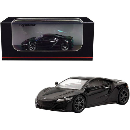 Honda NSX RHD (Right Hand Drive) Black 1/64 Diecast Model Car by Kyosho-Kyosho-ModelCars.com