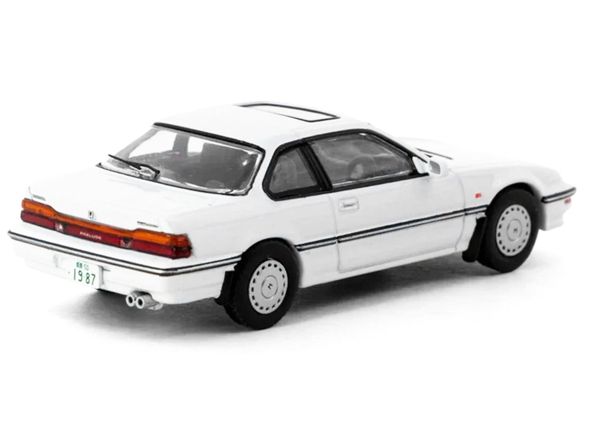 Honda Prelude (BA4) RHD (Right Hand Drive) White "J Collection" Series 1/64 Diecast Model by Tarmac Works-Tarmac Works-ModelCars.com