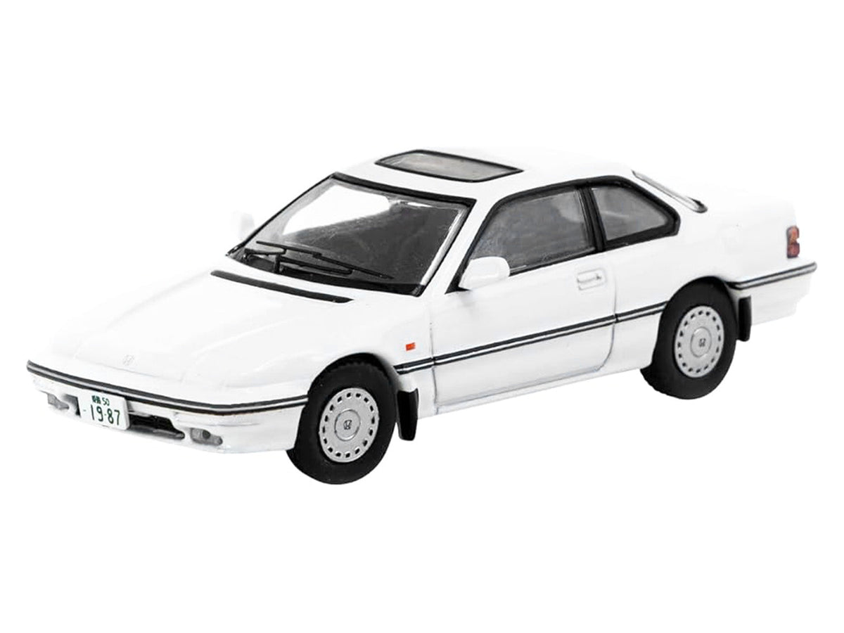 Honda Prelude (BA4) RHD (Right Hand Drive) White "J Collection" Series 1/64 Diecast Model by Tarmac Works-Tarmac Works-ModelCars.com