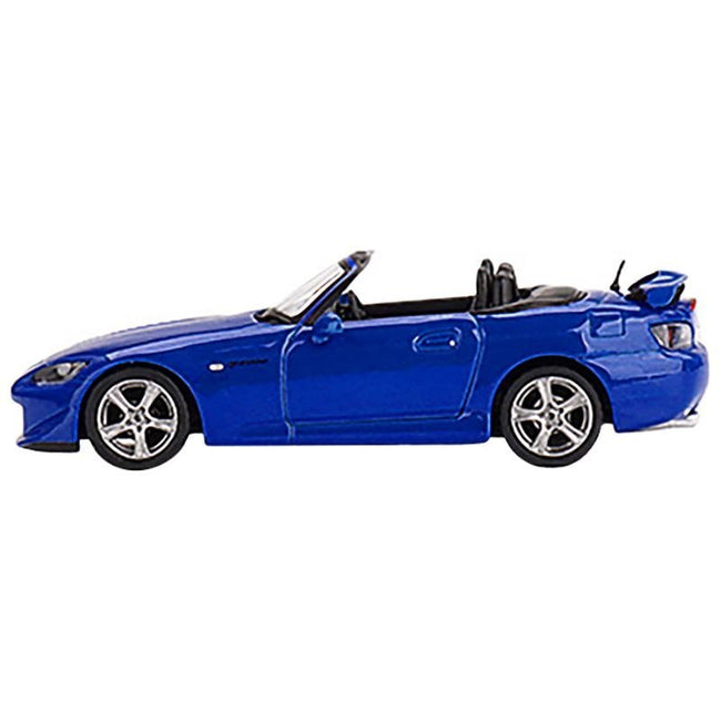 Honda S2000 (AP2) Type S Convertible RHD (Right Hand Drive) Apex Blue Limited Edition to 3000 pieces Worldwide 1/64 Diecast Model Car by Mini GT-Mini GT-ModelCars.com