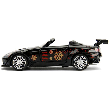 Honda S2000 Convertible Black with Graphics "Fast & Furious" Movie 1/32 Diecast Model Car by Jada - Jada - ModelCars.com