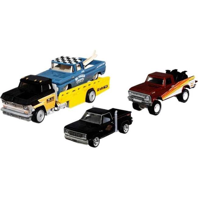 Hot Wheels "Premium" 2024 Set of 4 pieces Series J Diecast Model Cars by Hot Wheels - Hotwheels - ModelCars.com