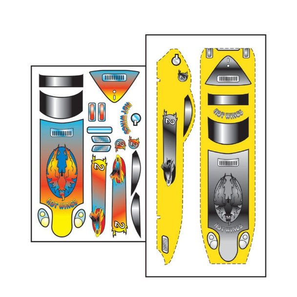 HOT WINGS TEMPLATE - PINECAR - ModelCars.com