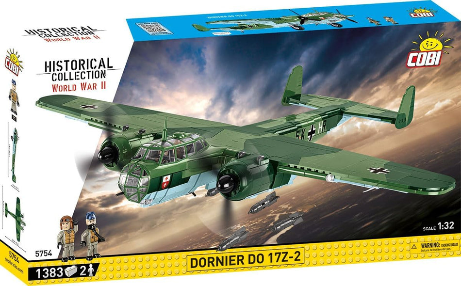 Cobi Historical Collection WWII Dornier Do 17Z-2 Plane