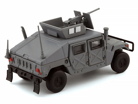 HUMVEE 4-CT Military Vehicle Matt Gray with Alternative Tops 1/64 Diecast Model Car by BM Creations-BM Creations-ModelCars.com