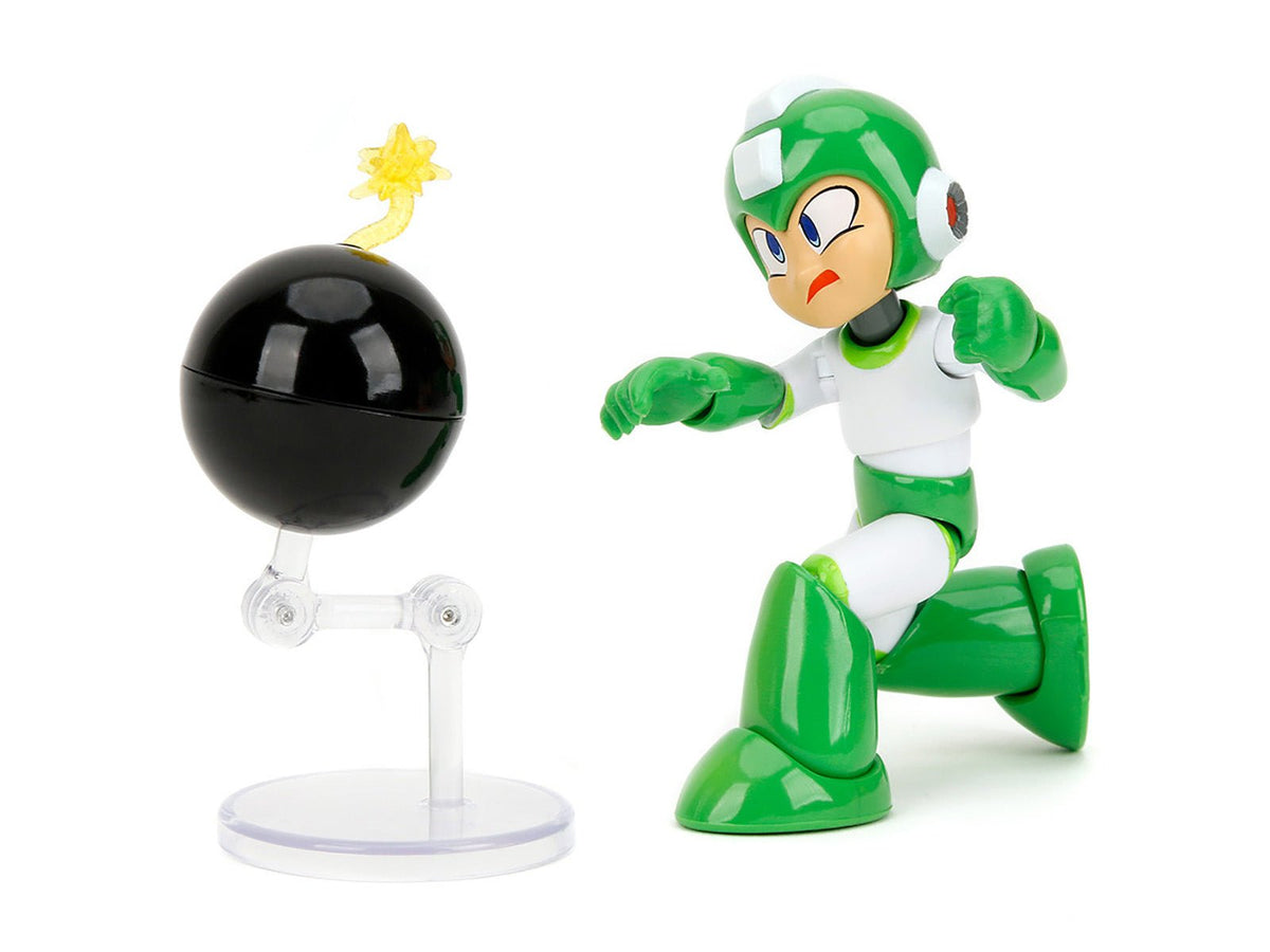 Hyper Bomb 4.5" Moveable Figure with Accessories and Alternate Head and Hands "Mega Man" (1987) Video Game Model by Jada-Jada-ModelCars.com