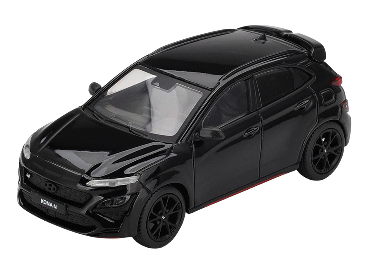 Hyundai Kona N Phantom Black Limited Edition 1/64 Diecast Model Car by Mini GT-Mini GT-ModelCars.com