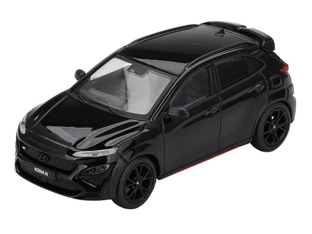 Hyundai Kona N Phantom Black Limited Edition 1/64 Diecast Model Car by Mini GT-Mini GT-ModelCars.com