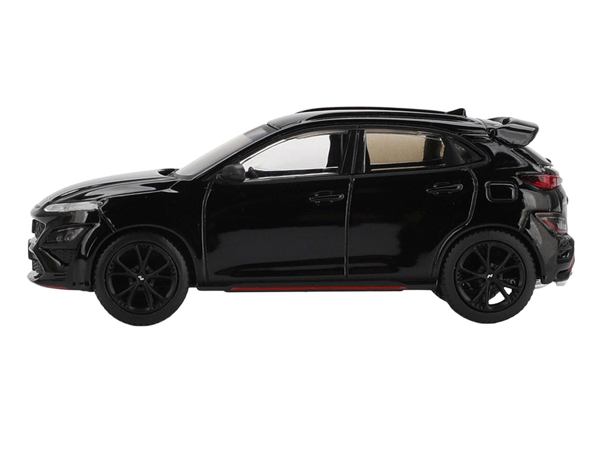 Hyundai Kona N Phantom Black Limited Edition 1/64 Diecast Model Car by Mini GT-Mini GT-ModelCars.com