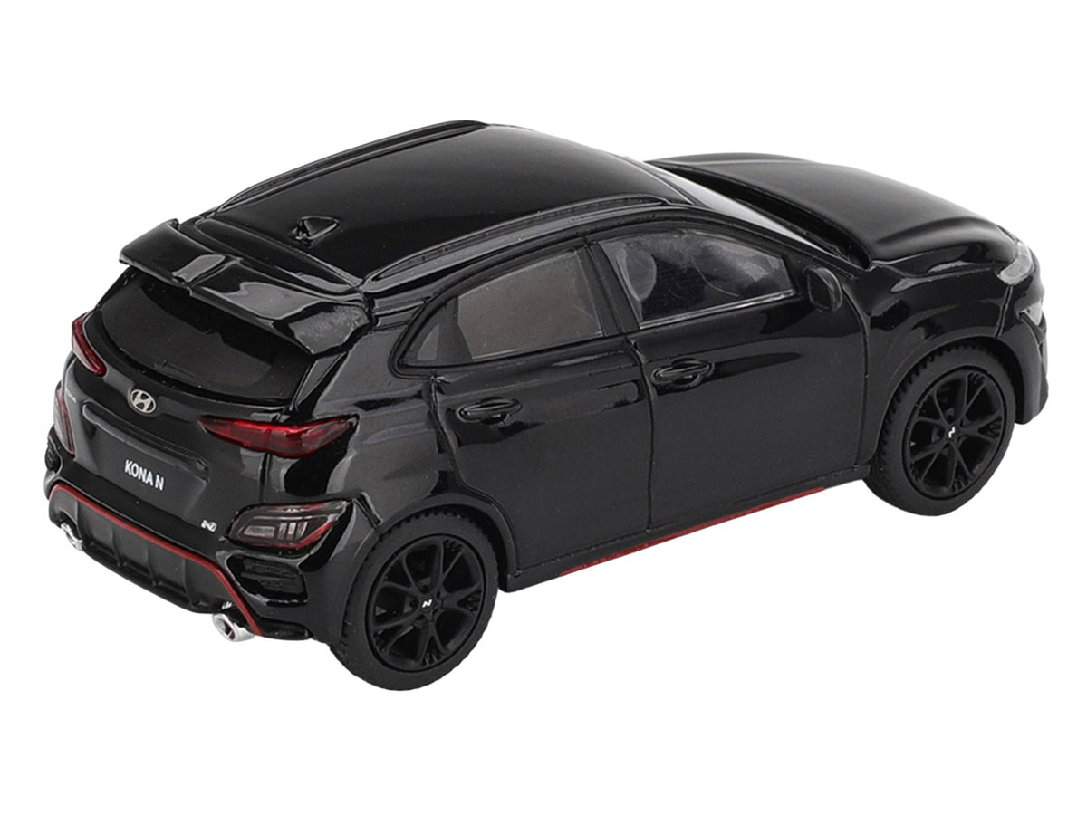 Hyundai Kona N Phantom Black Limited Edition 1/64 Diecast Model Car by Mini GT-Mini GT-ModelCars.com
