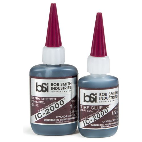 IC - 2000 BLK RUBBER 1/2 OZ - Bob Smith Industries - ModelCars.com