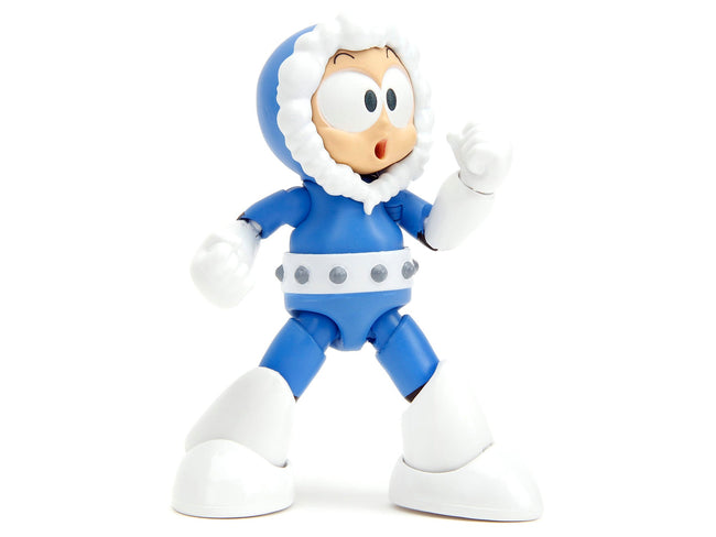 Ice Man 4" Moveable Figure with Accessories and Alternate Head and Hands "Mega Man" (1987) Video Game model by Jada-Jada-ModelCars.com