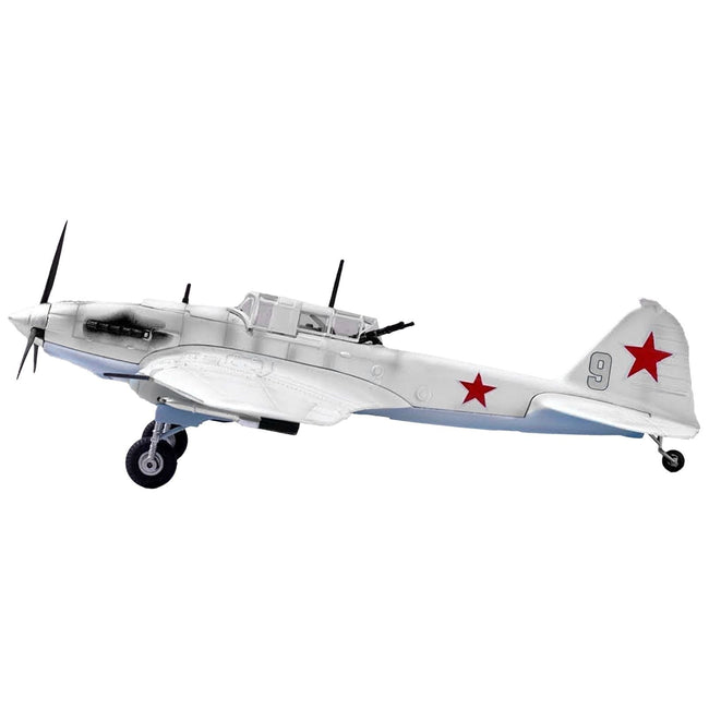 Ilyushin IL - 2 Shturmovik Aircraft White "3rd Squadron 505th Air Assault Regiment 226th Air Assault Division Battle of Stalingrad" (1942) Soviet Air Force 1/72 Diecast Model Airplane by Legion - Legion - ModelCars.com