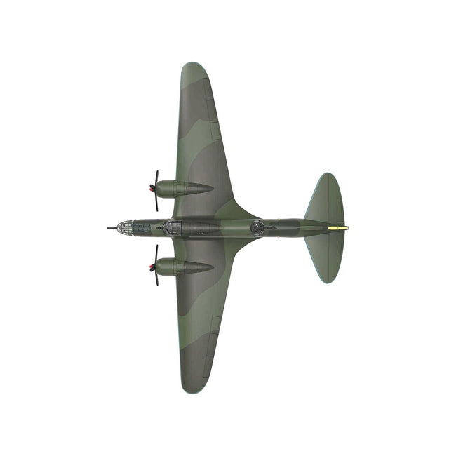Ilyushin IL - 4 Bomber Aircraft "Soviet Baltic Fleet Guards Regiment" (1942) "Planes of World War II" Series 1/144 Diecast Model Airplane by Luppa - Luppa - ModelCars.com