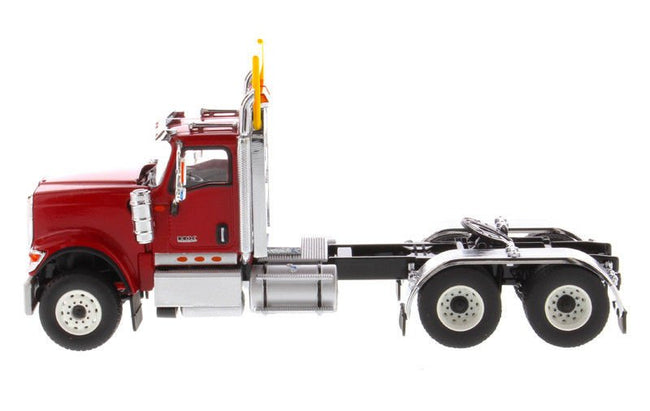International HX520 Day Cab Tandem Tractor Red 1/50 Diecast Model by Diecast Masters-Diecast Masters-ModelCars.com