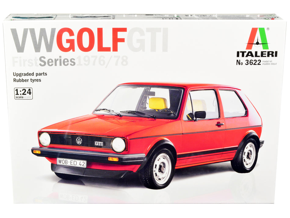 Skill 3 Model Kit 1976-78 Volkswagen Golf GTI First Series 1/24 Scale Model by Italeri