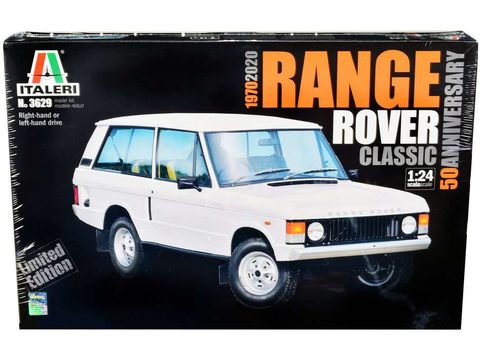 Skill 3 Model Kit Land Rover Range Rover Classic 50th Anniversary 1/24 Scale Model by Italeri