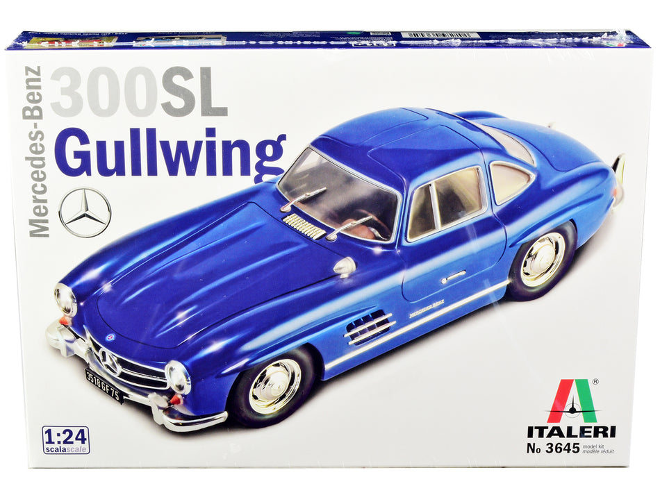 Skill 3 Model Kit Mercedes Benz 300 SL Gullwing 1/24 Scale Model by Italeri