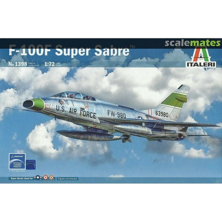 ITA1398 1:72 Italeri F-100F Super Sabre-Italeri-ModelCars.com