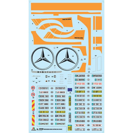ITA3968 - Italeri 1/24 Mercedes-Benz Actros MP4 Giga Space GP Edition-Italeri-ModelCars.com