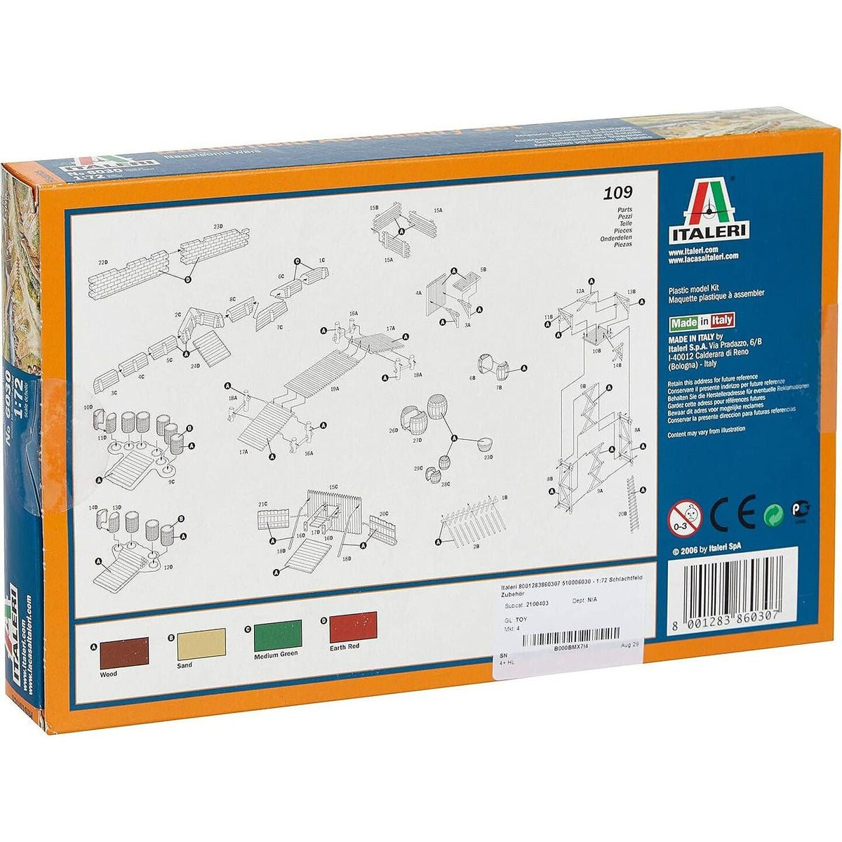 Italeri 1/72 Battlefield Accessories Set-Italeri-ModelCars.com
