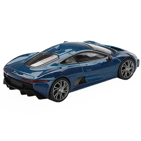 Jaguar C-X75 Blue Metallic Limited Edition 1/64 Diecast Model Car by Mini GT-Mini GT-ModelCars.com
