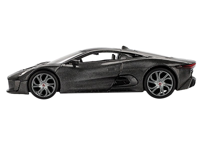Jaguar C-X75 "Test Car" Black Carbon Limited Edition 1/64 Diecast Model Car by Mini GT-Mini GT-ModelCars.com