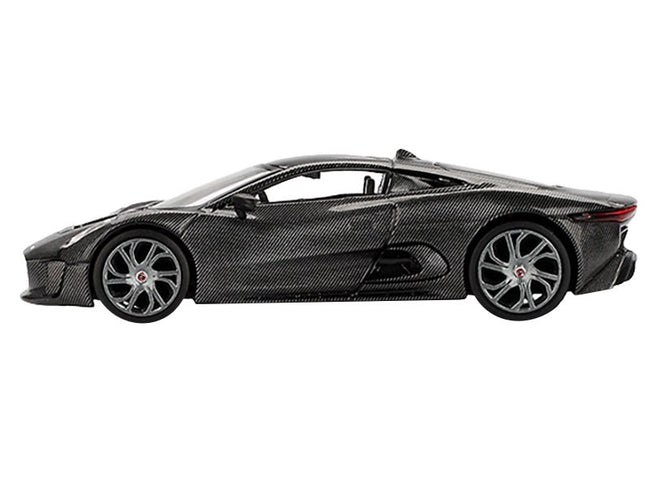 Jaguar C-X75 "Test Car" Black Carbon Limited Edition 1/64 Diecast Model Car by Mini GT-Mini GT-ModelCars.com