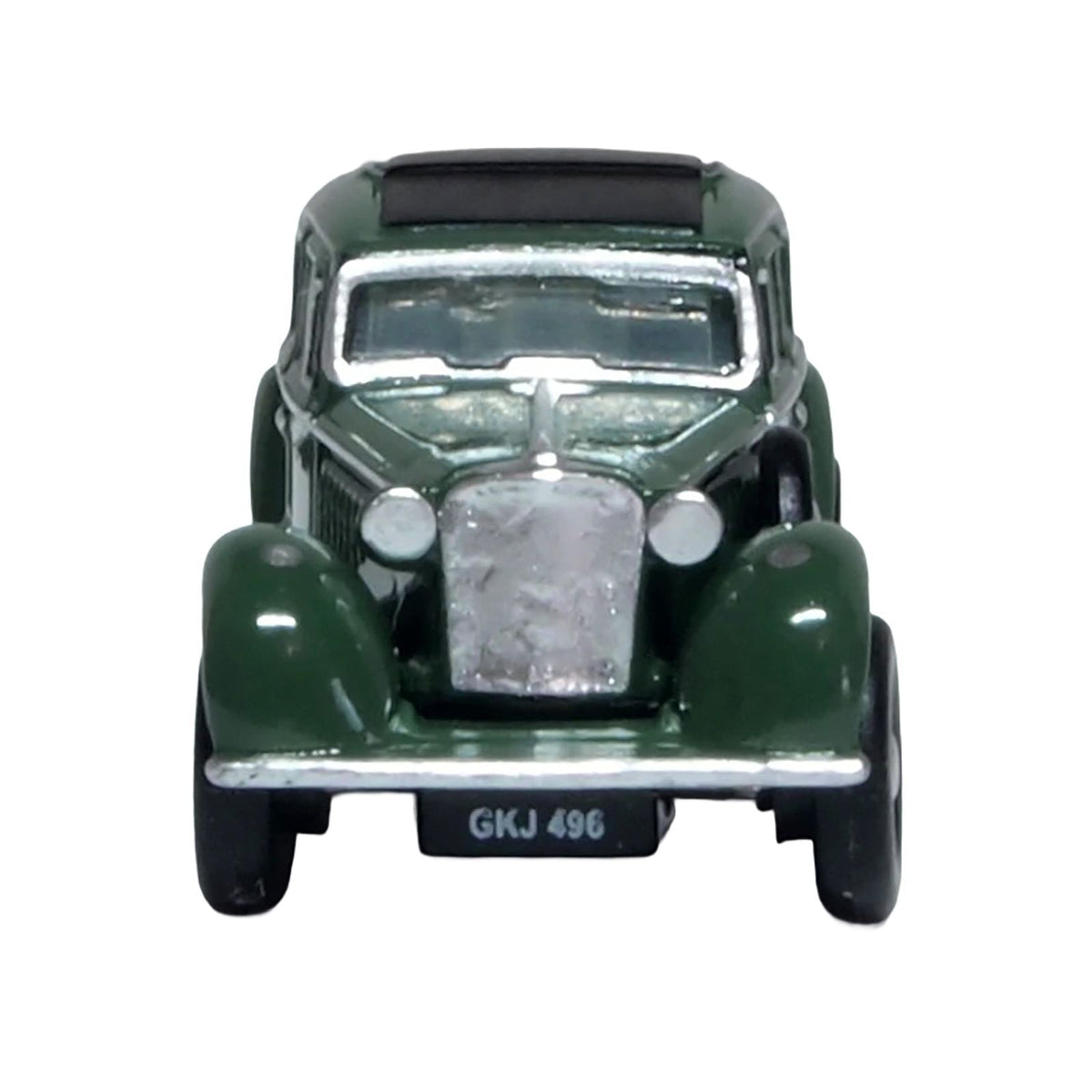 Jaguar SS RHD (Right Hand Drive) Suede Green with Black Top 1/148 (N) Scale Diecast Model Car by Oxford Diecast-Oxford Diecast-ModelCars.com