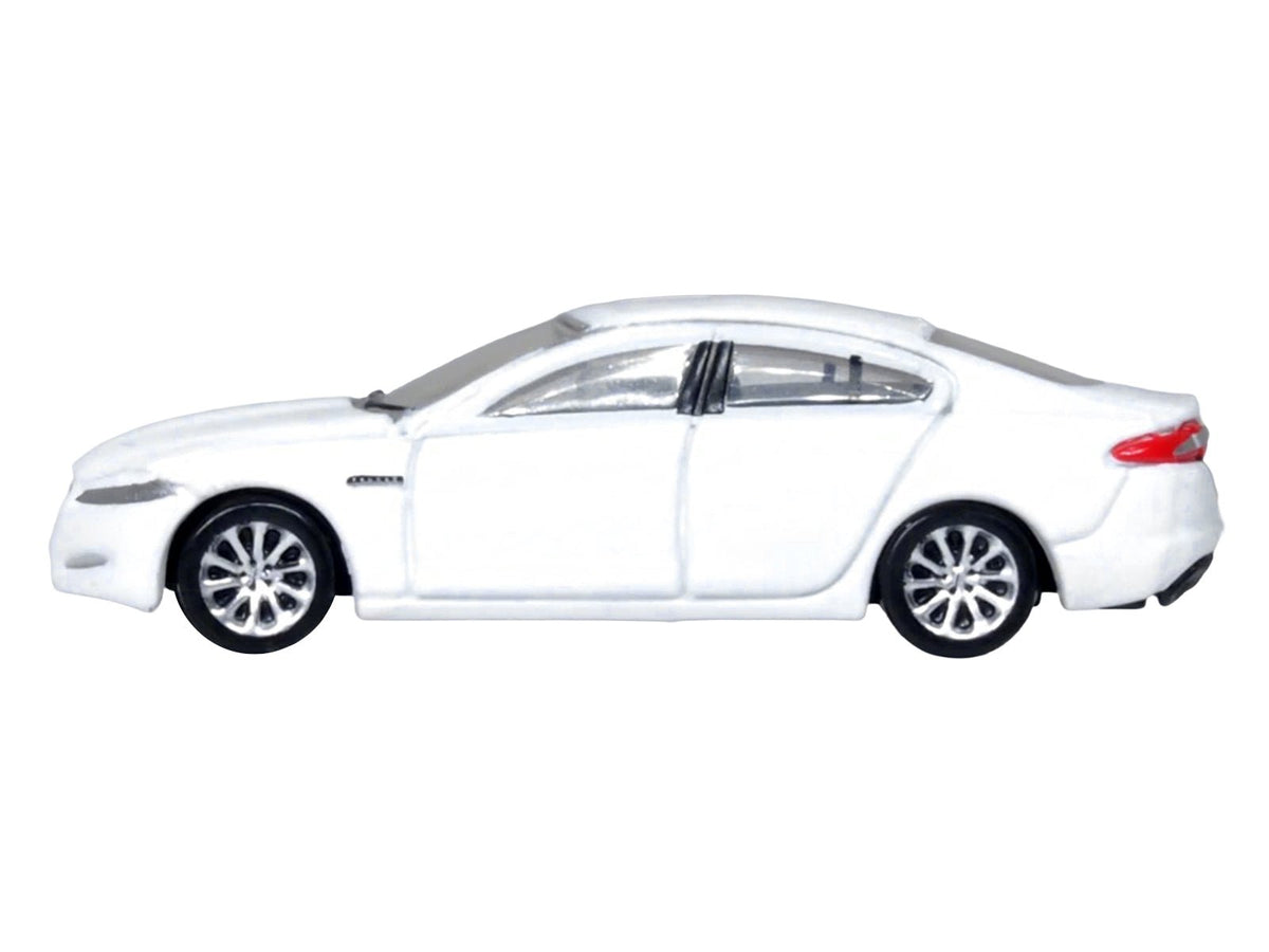 Jaguar XF RHD (Right Hand Drive) Polaris White 1/148 (N) Scale Diecast Model Car by Oxford Diecast-Oxford Diecast-ModelCars.com