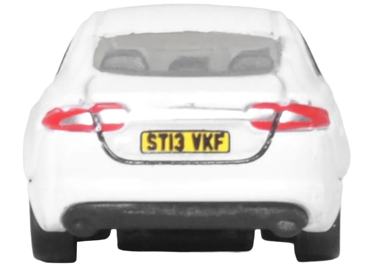 Jaguar XF RHD (Right Hand Drive) Polaris White 1/148 (N) Scale Diecast Model Car by Oxford Diecast-Oxford Diecast-ModelCars.com