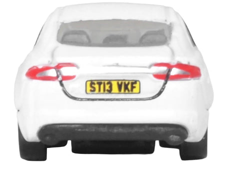 Jaguar XF RHD (Right Hand Drive) Polaris White 1/148 (N) Scale Diecast Model Car by Oxford Diecast-Oxford Diecast-ModelCars.com