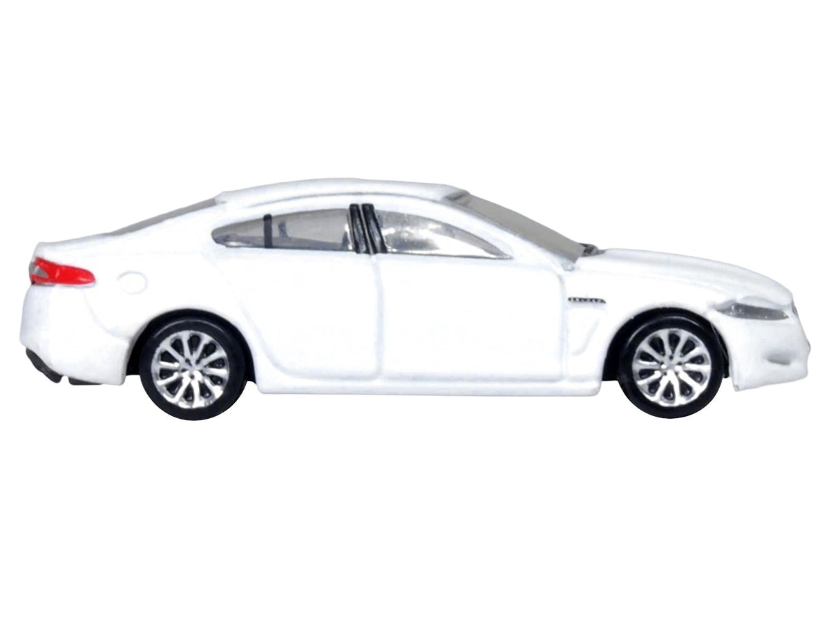 Jaguar XF RHD (Right Hand Drive) Polaris White 1/148 (N) Scale Diecast Model Car by Oxford Diecast-Oxford Diecast-ModelCars.com