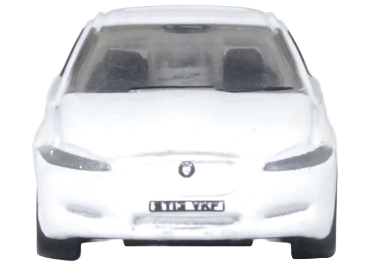 Jaguar XF RHD (Right Hand Drive) Polaris White 1/148 (N) Scale Diecast Model Car by Oxford Diecast-Oxford Diecast-ModelCars.com