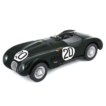 Jaguar XK 120 C 20 Peter Walker - Peter Whitehead "Jaguar Cars Ltd" Winner "24 Hours of Le Mans" (1951) with Acrylic Display Case 1/18 Model Car by Spark - Spark - ModelCars.com