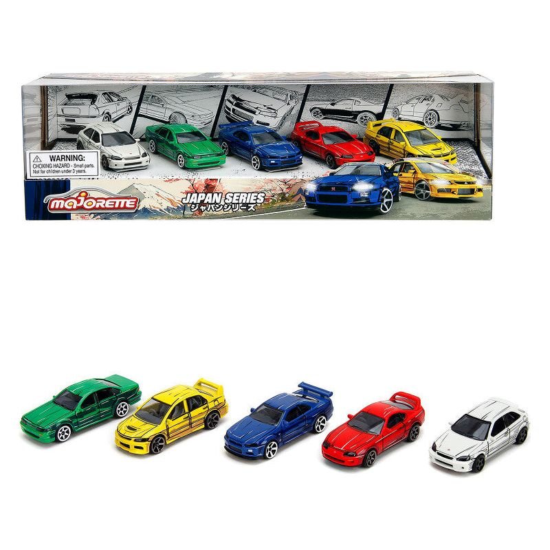 Japan Series (2024) 5 piece Set 1/64 Diecast Model Cars by Majorette - Majorette - ModelCars.com