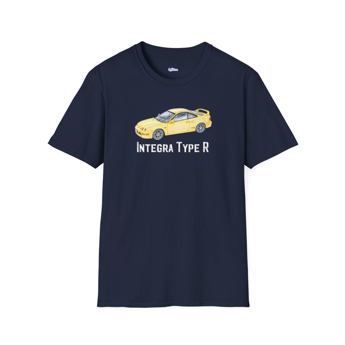 JDM T-Shirt - 2000 Acura Integra Type R Yellow with model designation-Modelcars.com-ModelCars.com