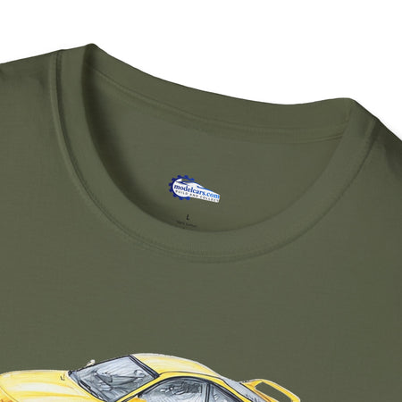 JDM T-Shirt - 2000 Acura Integra Type R Yellow with model designation-Modelcars.com-ModelCars.com