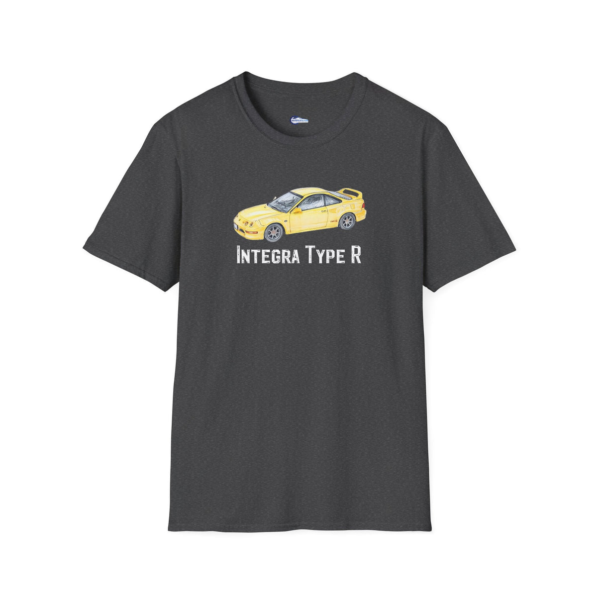 JDM T-Shirt - 2000 Acura Integra Type R Yellow with model designation-Modelcars.com-ModelCars.com